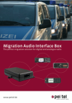 Migration Audio Interface Box pei tel