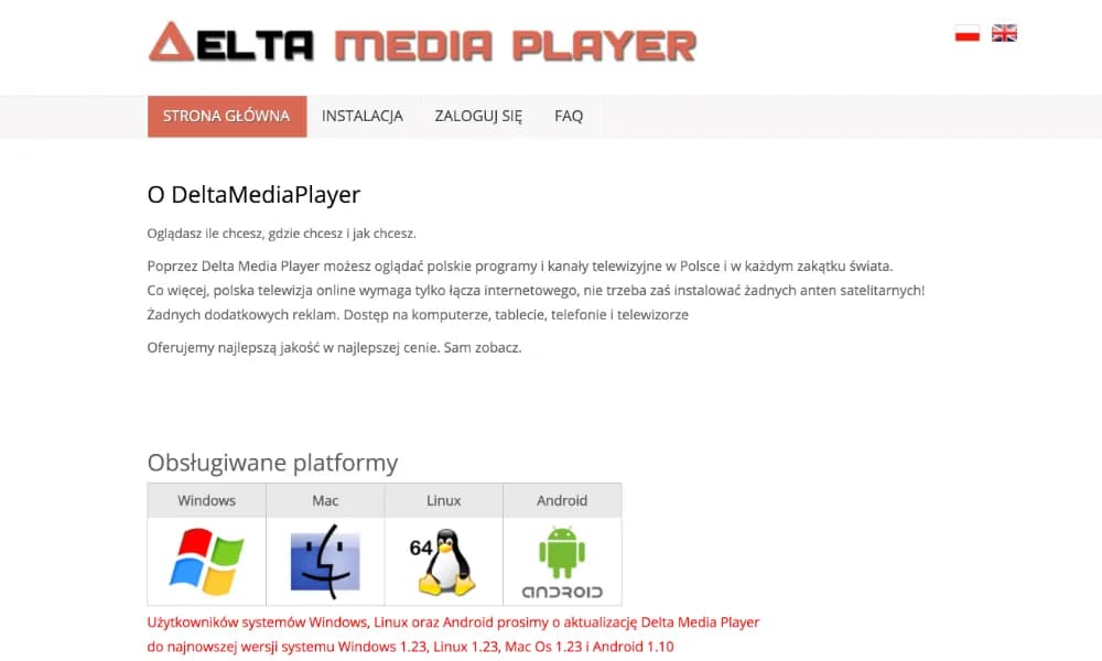 Ile kosztuje delta media player? Sprawdź ceny i dostępne kanały
